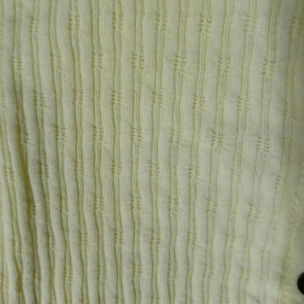 Vintage Mudd Ribbed Eyelet Patterned Button Top - Picture 3 of 6